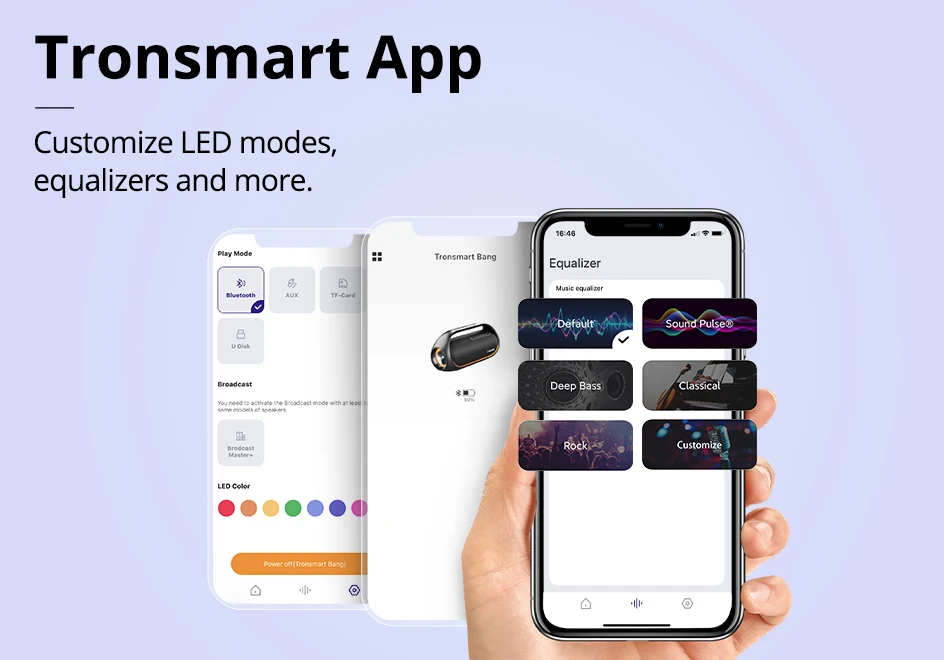 Caixa de Som Tronsmart Bang Alto-Falante 60w Bluetooth 5.3
